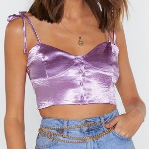 Nasty Gal Smooth Moves Crop Top